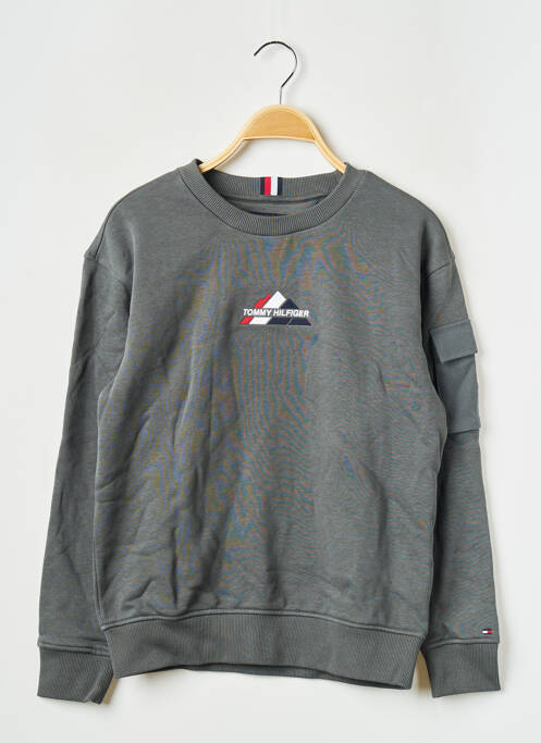 Sweat-shirt gris TOMMY HILFIGER pour garçon