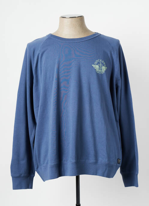 Sweat-shirt bleu DOCKERS pour homme