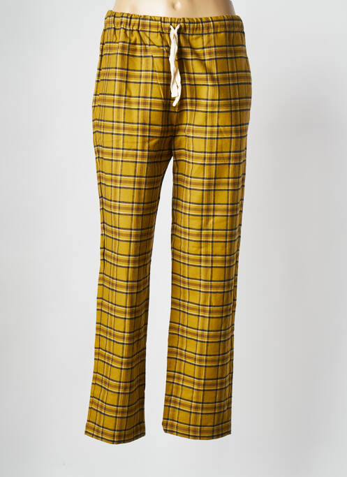 Pantalon droit jaune THE NEW SOCIETY pour femme