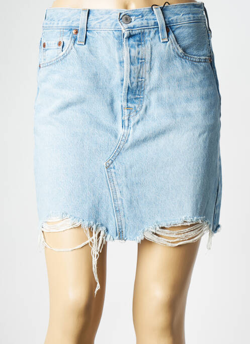 Jupe courte bleu LEVIS pour femme