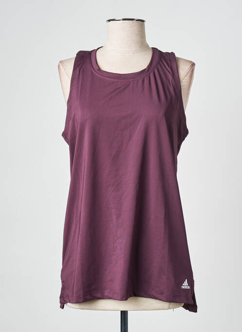 Débardeur marron ADIDAS pour femme