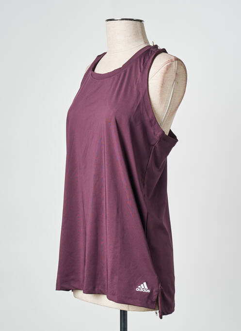 Débardeur marron ADIDAS pour femme
