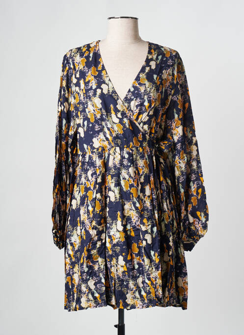 Robe courte bleu SECOND FEMALE pour femme