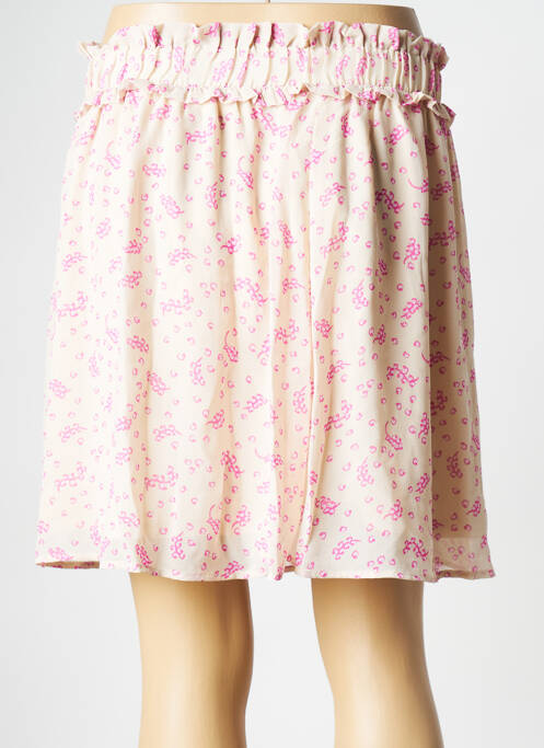 Jupe courte beige SELECTED pour femme