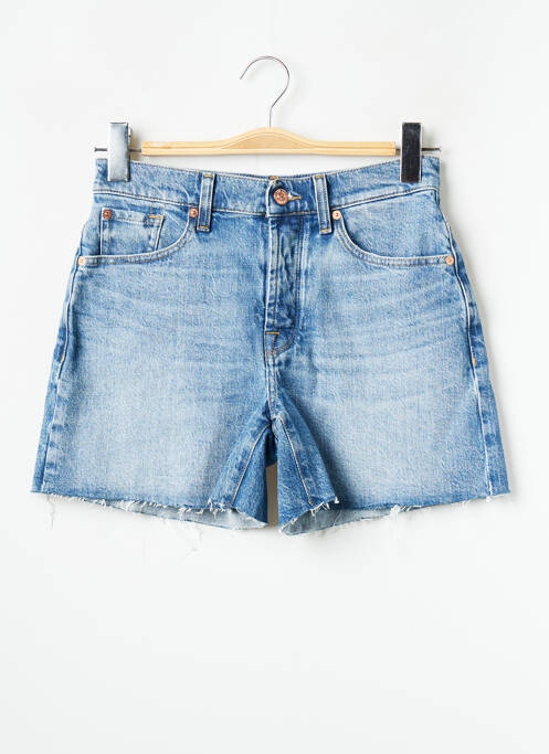 Short bleu 7 FOR ALL MANKIND pour femme