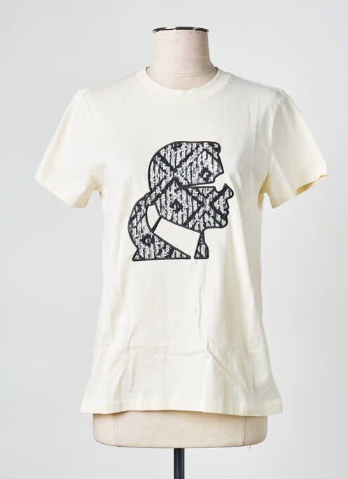 T-shirt blanc KARL LAGERFELD pour femme
