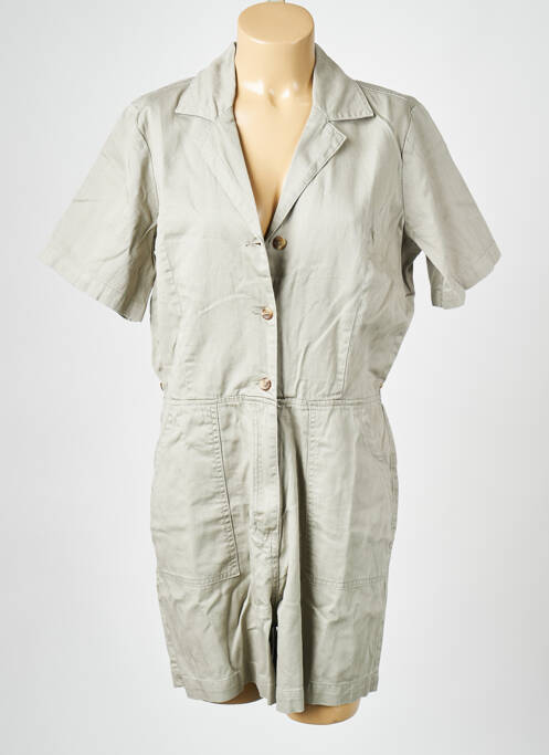 Combishort vert OBJECT pour femme