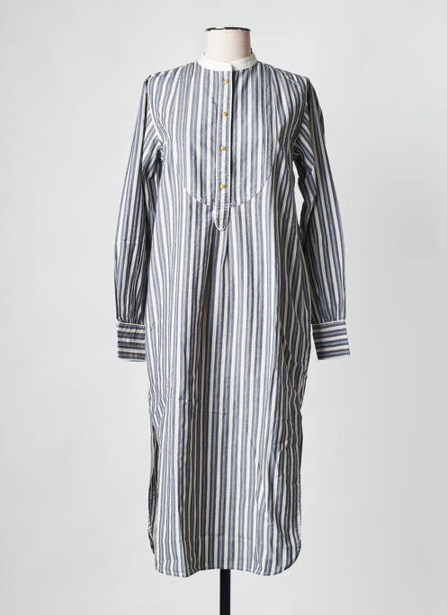 Robe mi-longue gris LAURENCE BRAS pour femme