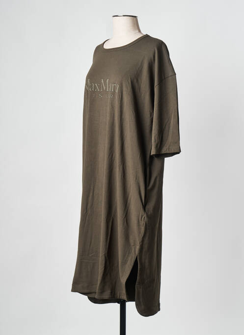 Robe mi-longue gris MAX MARA pour femme