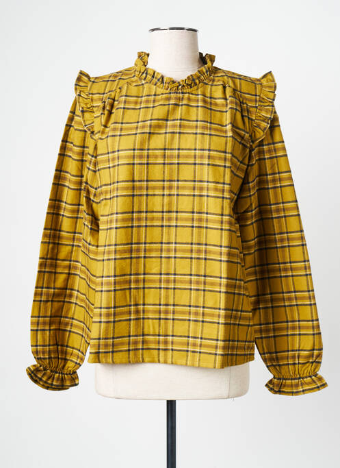 Top jaune THE NEW SOCIETY pour femme
