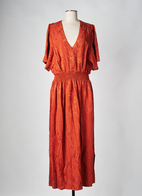 Robe longue rouge ALME pour femme