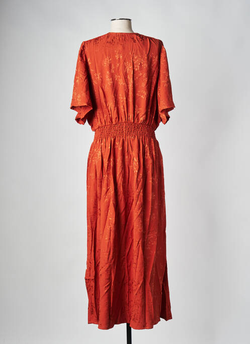 Robe longue rouge ALME pour femme