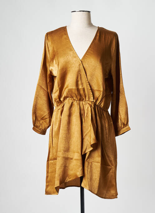 Robe courte marron LILI SIDONIO pour femme