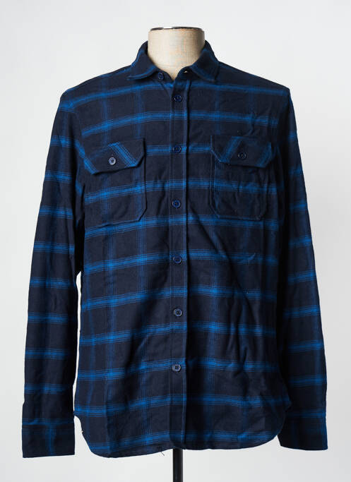 Chemise manches longues bleu ATELIER PRIVÉ pour homme