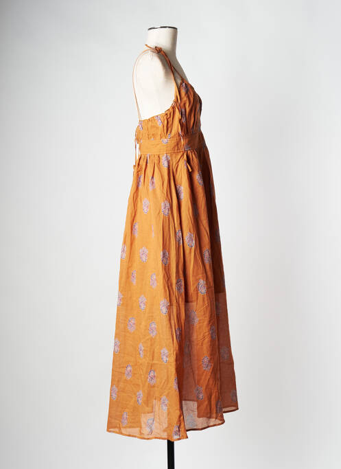 Robe mi-longue orange SESSUN femme