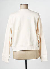 Sweat-shirt beige ADIDAS pour femme seconde vue