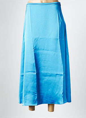 Jupe mi-longue bleu SAMSOE & SAMSOE femme