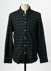Chemise manches longues vert SELECTED pour homme seconde vue