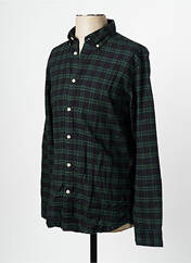 Chemise manches longues vert SELECTED pour homme seconde vue