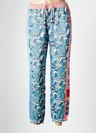 Pantalon droit bleu SACK'S femme