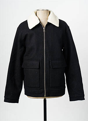 Manteau court noir MINIMUM pour homme
