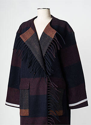Manteau long marron SECOND FEMALE femme