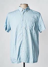 Chemise manches courtes bleu KNOWLEDGE COTTON APPAREL homme