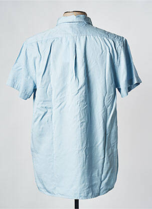 Chemise manches courtes bleu KNOWLEDGE COTTON APPAREL homme