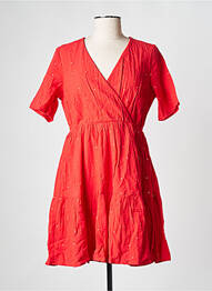 Robe courte rouge PIECES femme