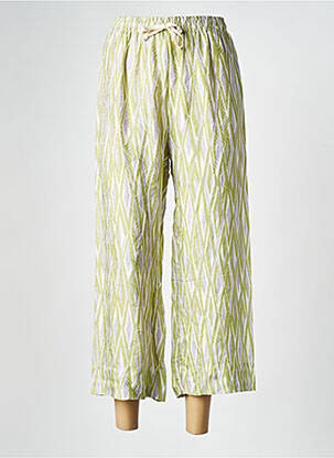 Pantalon large vert ATTIC AND BARN pour femme