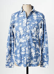 Chemise manches longues bleu HARTFORD pour homme seconde vue