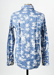 Chemise manches longues bleu HARTFORD pour homme seconde vue