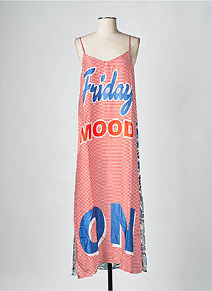 Robe mi-longue bleu SACK'S femme
