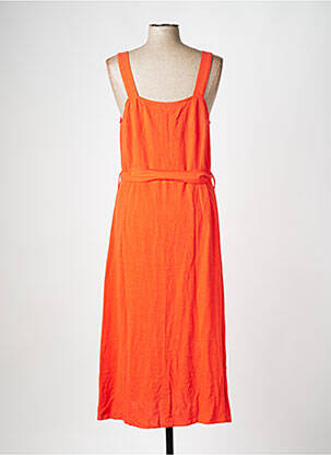 Robe mi-longue orange MOLLY BRACKEN femme