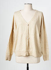 Gilet manches longues beige MOLLY BRACKEN pour femme seconde vue