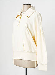 Sweat-shirt blanc PIECES pour femme seconde vue