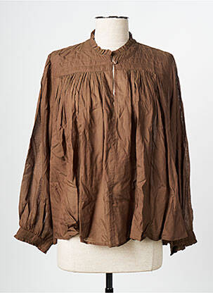 Top marron BELLE PIÈCE pour femme