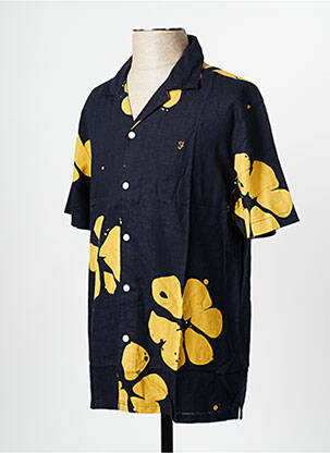 Chemise manches courtes bleu FARAH homme