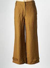 Pantalon large marron SECOND FEMALE femme