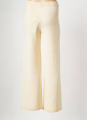 Pantalon large beige MAX MARA femme