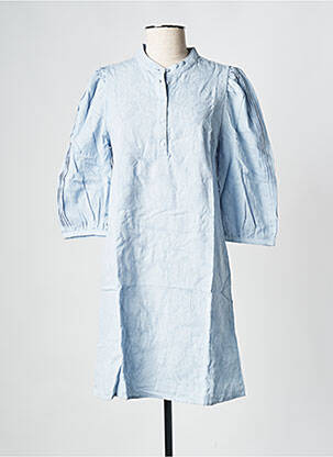 Robe courte bleu MSCH COPENHAGEN femme