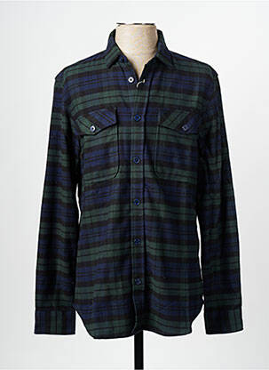 Chemise manches longues bleu ATELIER PRIVÉ pour homme