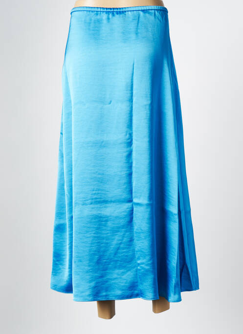 Jupe mi-longue bleu SAMSOE & SAMSOE pour femme