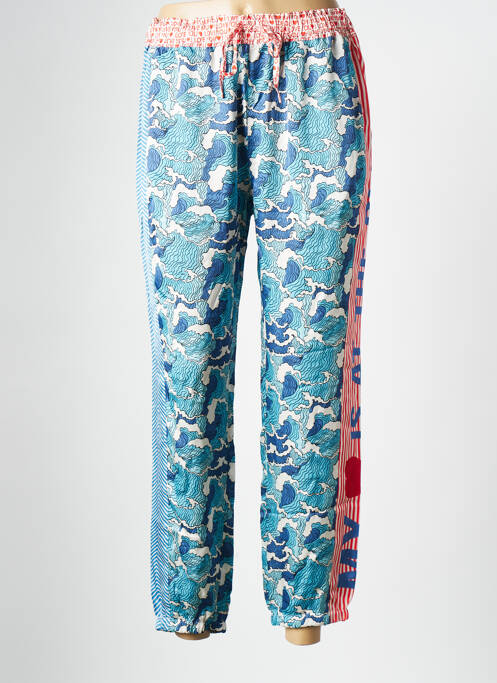 Pantalon droit bleu SAK'S pour femme