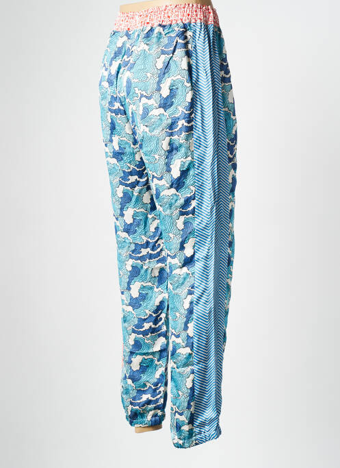 Pantalon droit bleu SAK'S pour femme