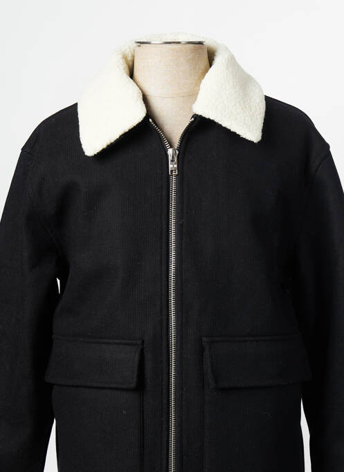 Manteau court noir MINIMUM pour homme