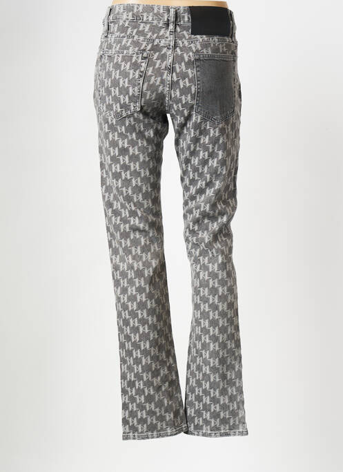 Jeans coupe droite gris KARL LAGERFELD pour femme