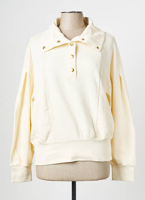 Sweat-shirt blanc PIECES pour femme