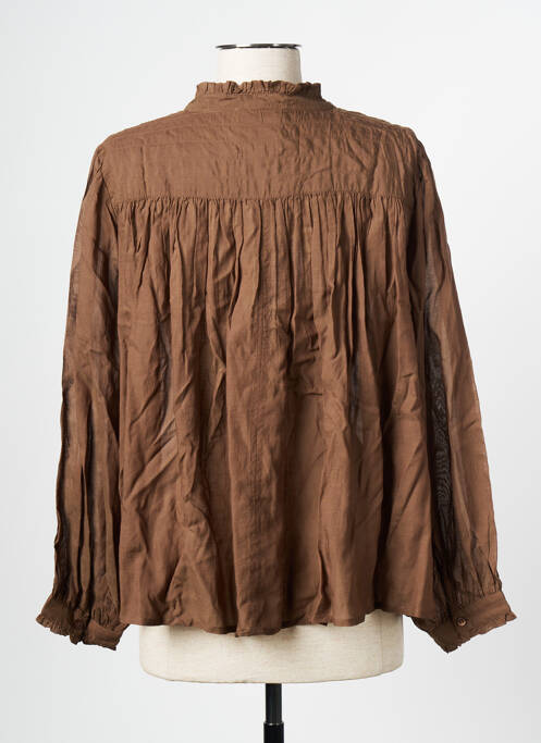 Blouse marron BELLE PIÈCE pour femme