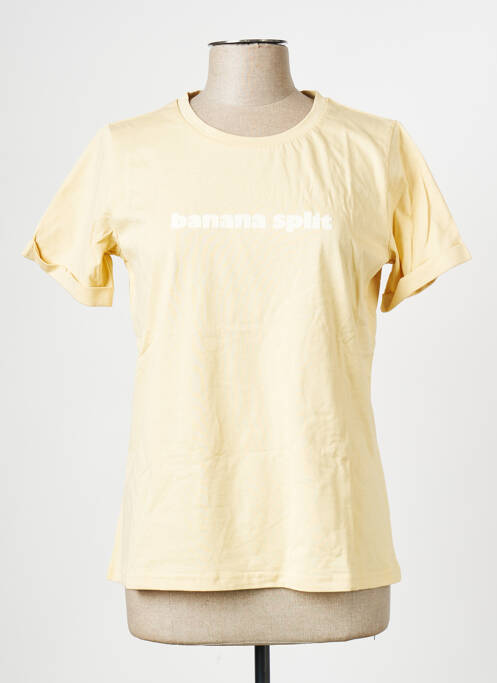 T-shirt jaune GRACE & MILA pour femme